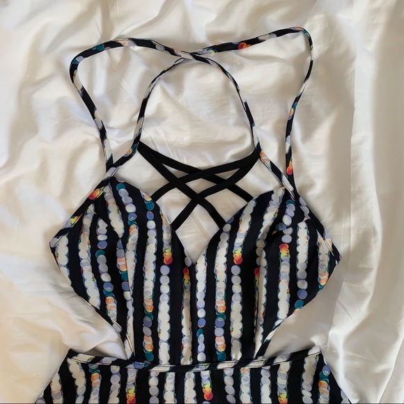 Open Back Multi Coloured Nasty Gal Dress - Picture 3 of 8